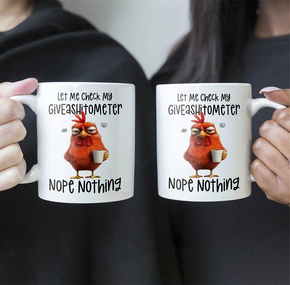 Funny Gift Mug Let Me Check My Giveashitometer Nope Nothing Fun Christmas Gifts For Coworkers Friends Family 2025 - $15.99 –P4