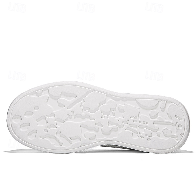 scarpe da ginnastica da uomo bianche e robuste: comode scarpe sportive con lacci e suola spessa per la corsa, la palestra e lo stile casual quotidiano del 2026 a $42.99 –P3