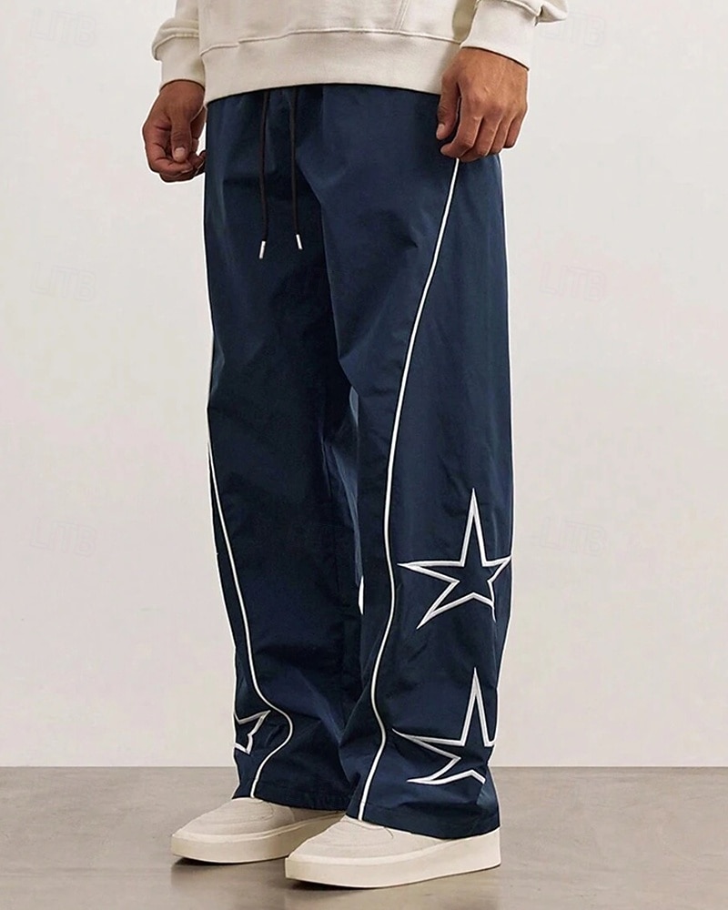 Ανδρικά Παντελόνια Τεχνολογικά παντελόνια Casual παντελόνι Κορδόνι Τσέπη Ελαστική μέση Stea Άνεση Υπαίθρια Αθλήματα Καθημερινά Μοντέρνα Καθημερινό Μαύρο Βαθυγάλαζο Μικροελαστικό 2026 - $22.99 –P6