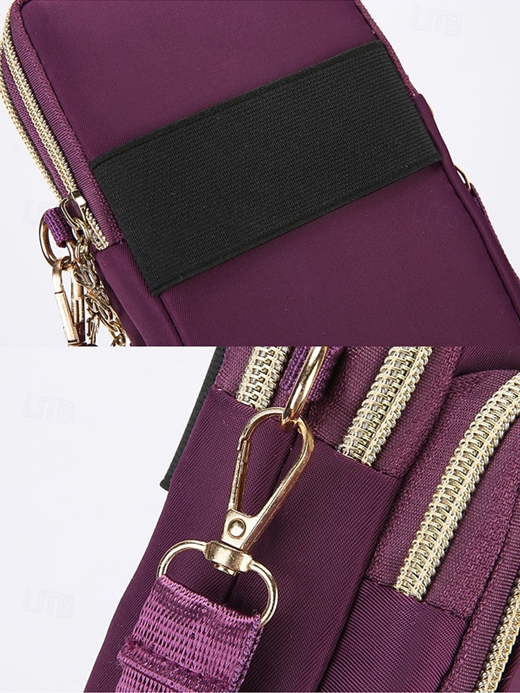 Sac à bandoulière imperméable pour femme avec design multi-poches, sac à main de voyage en nylon léger pour l'extérieur, le sport et l'utilisation quotidienne de 2026 ? $14.99 –P9