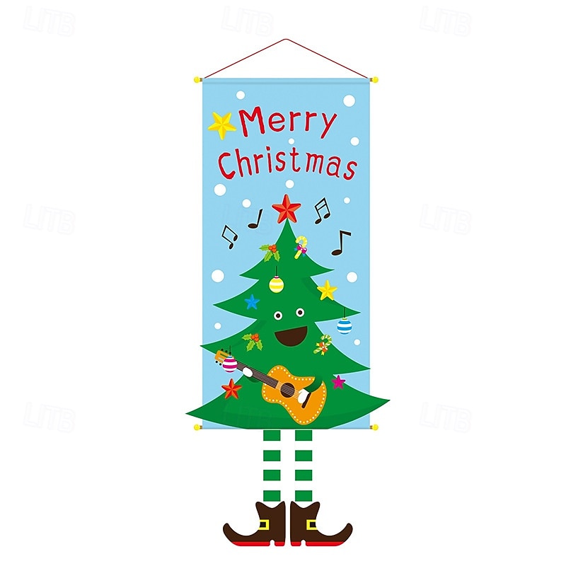 2025 nieuw wandtapijt voor slaapkamerdecoratie, deurdecoratie, etalage van hotel en winkelcentrum, festivaldecoratie, stoffen ornament 2025 - $6.49 –P16