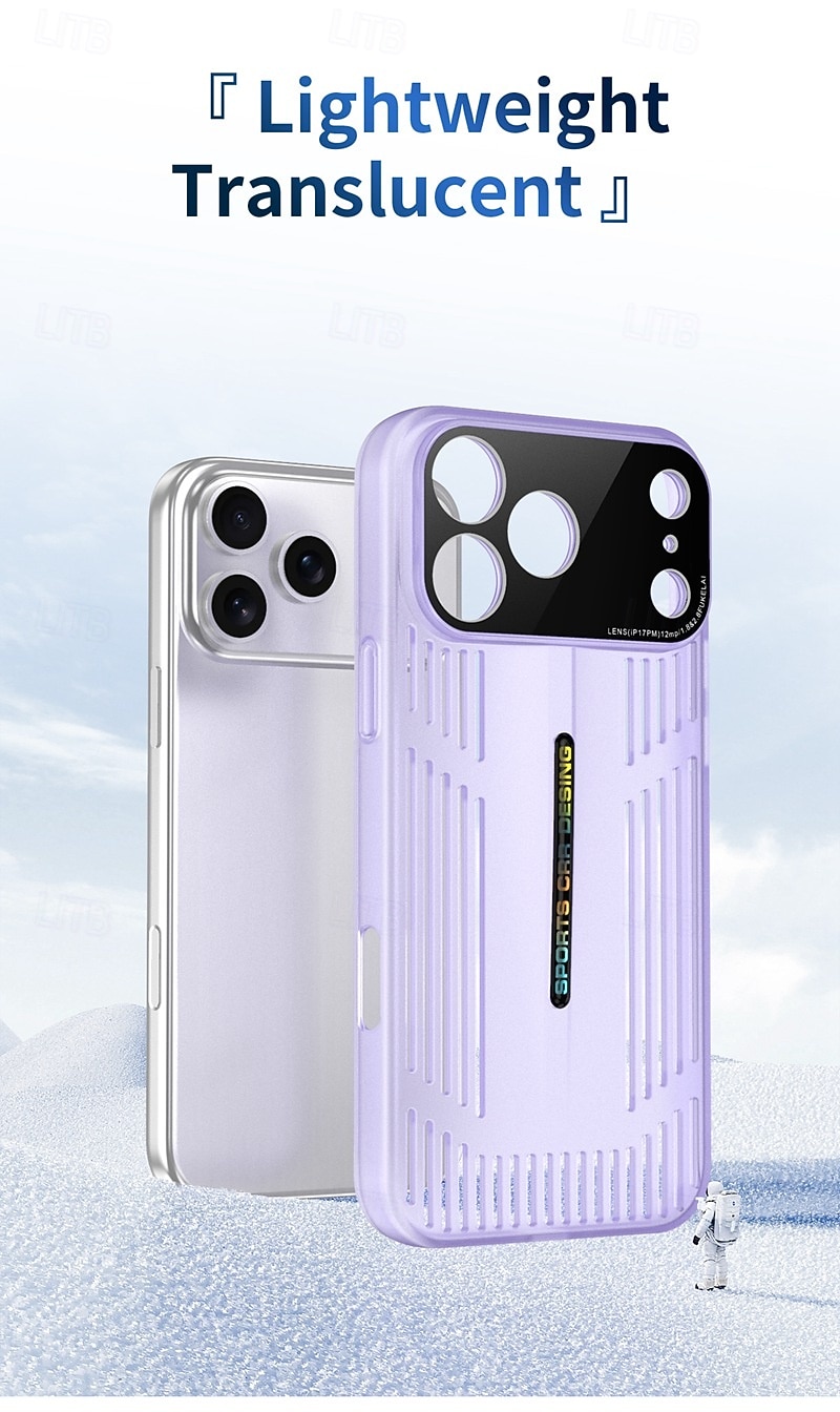 Phone Case For iPhone 17 Pro Max 17 Air 16 15 14 Pro Max 13 Pro Max Back Cover Camera Lens Protector Non-Yellowing Shockproof Retro PC 2025 - $9.99 –P6
