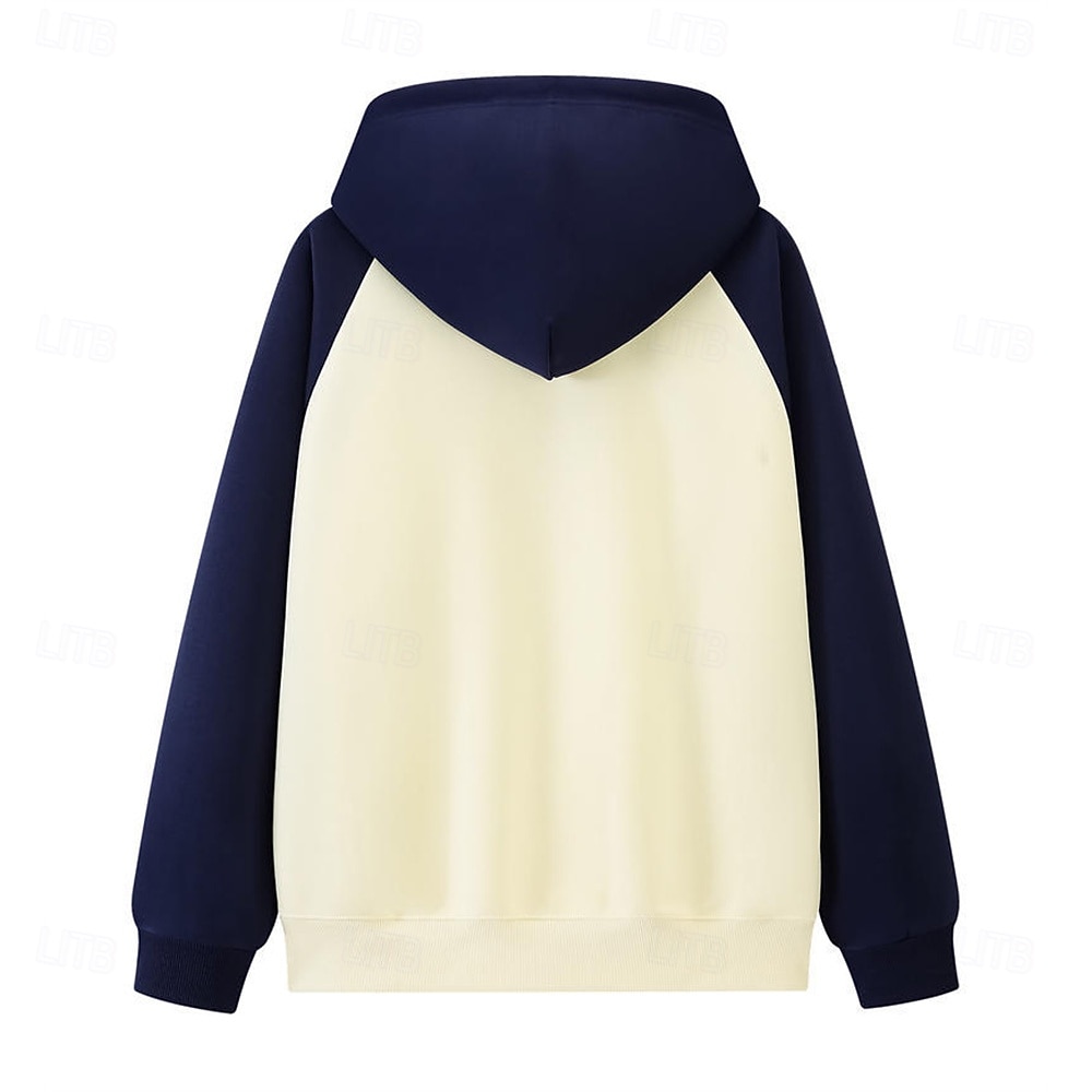 Hombre Sudadera Negro Vino Azul Marino Verde Trébol Azul claro Con Capucha Bloque de color Correa Retazos Bolsillo Deporte Diario Festivos Poliéster Ropa de calle Básico Casual Primavera Otoño Ropa 2026 - $33.99 –P6