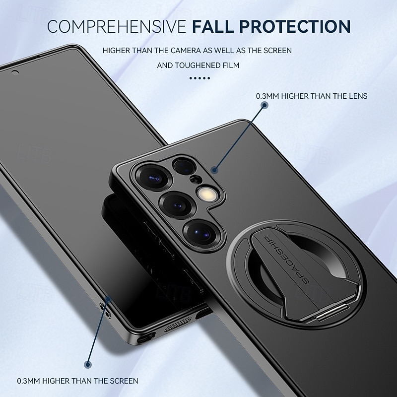 Phone Case For Samsung Galaxy S26 Plus S26 Ultra S25 Ultra Plus S25 Edge Back Cover Magnetic Adsorption with Stand Holder Magnetic Support Wireless Charging Retro PC 2026 - $17.99 –P8