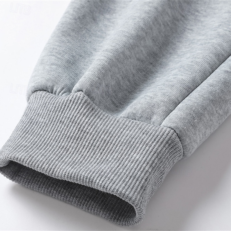 Men's Sweatpants Joggers Trousers Drawstring Pocket Elastic Waist Plain Comfort Sports Outdoor Daily Fashion Casual Black Light Grey Micro-elastic 2026 - $17.99 –P6