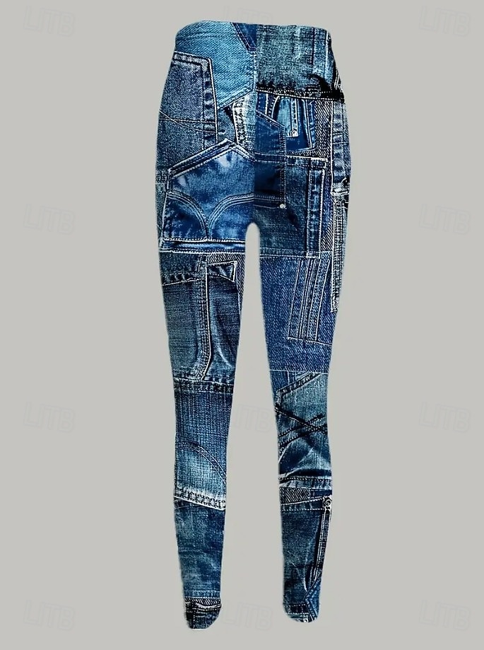 Γυναικεία Πλατύ παντελόνι ανάπαυσης Κολάν Άνετα κολάν Διακοπές Βίντατζ Κομψό στυλ street Πλήρες μήκος Φυσικό Γραφική Κουρελού Κορδόνι Κουρελού Ελαστική μέση Άνετα Για Υπαίθρια Χρήση Άνετο 2026 - $21.99 –P5