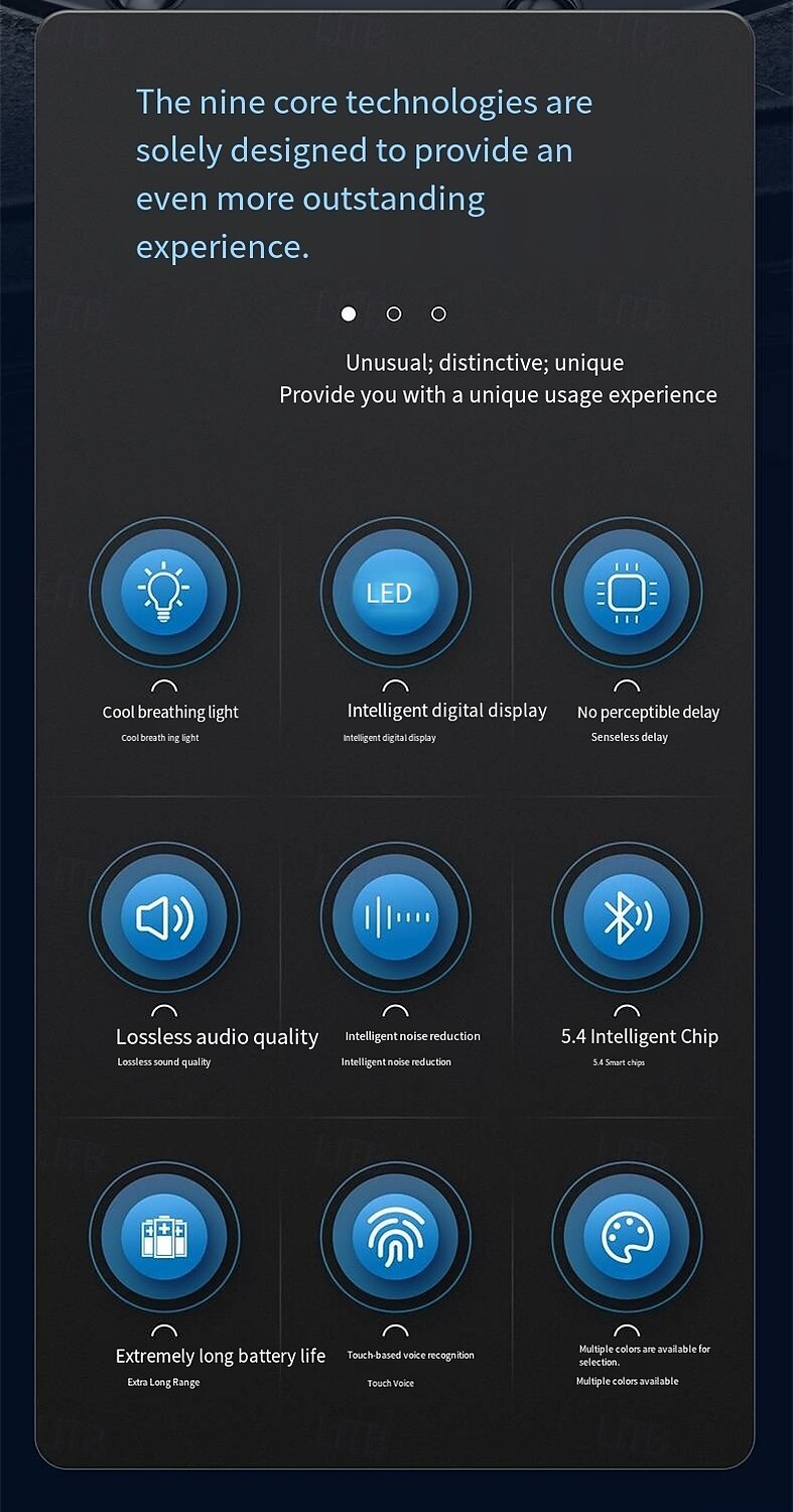 X1 True Wireless Headphones TWS Earbuds In Ear Bluetooth 5.3 Sports for Apple Samsung Huawei Xiaomi MI Gym Workout Outdoor Trekking Office Business Valentine's Day Gift 2026 - $19.99 –P2