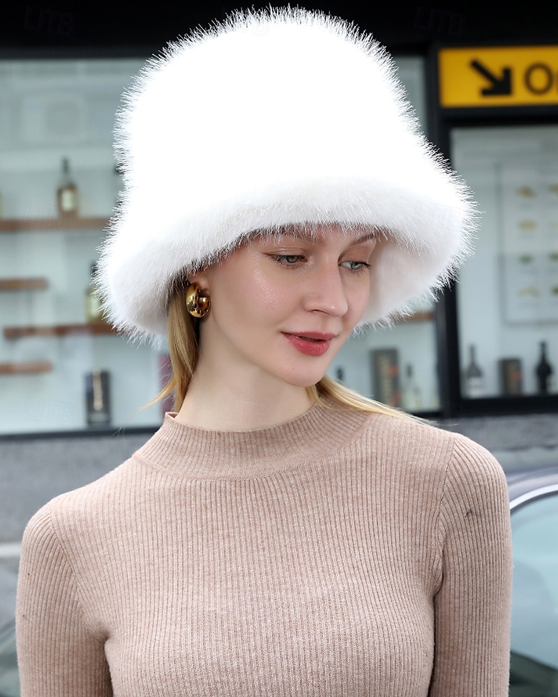 Dámské Kyblík Denní Dovolená Pevná barva Polyester Na běžné nošení Zahřívací 1 PC 2026 - $26.99 –P2