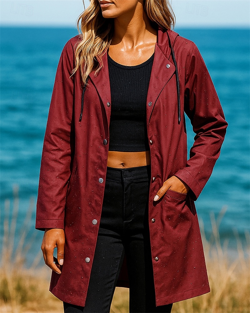 Жен. Куртка из софтшелла Куртка для туризма и прогулок Легкая куртка На открытом воздухе Водонепроницаемость Походная одежда Походная одежда Осень Верхняя часть Спандекс 2026 - $35.99 –P3