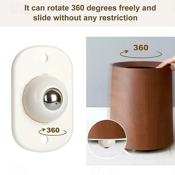 20 db rozsdamentes acél paszta univerzális kerék, öntapadós mini forgógörgő, 360°-ban forgó golyós görgő, rozsdamentes acél univerzális kerékgolyós transzferek, tárolódoboz aljára ragasztva, kis 2025 - $15.99 –P2