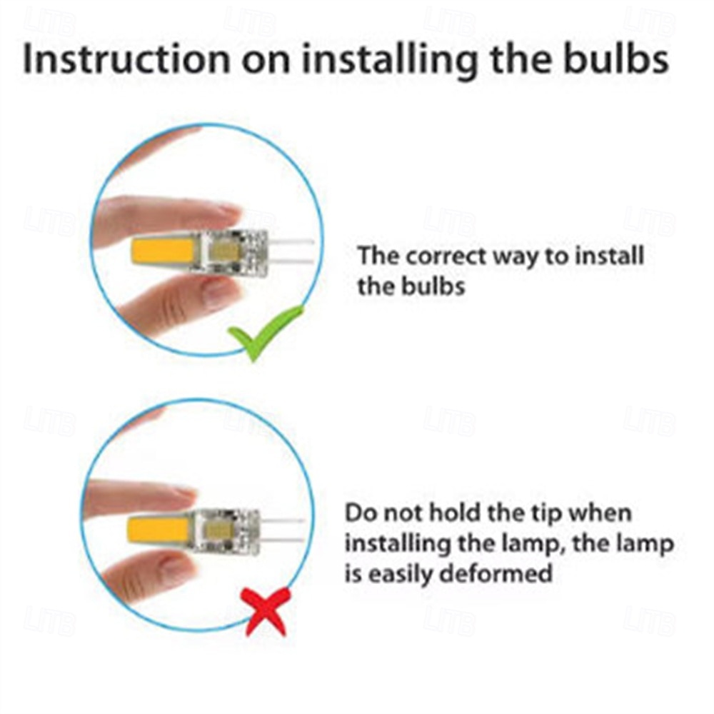 10pcs Dimmable G4 COB LED Light Bulbs Halogen Lamp Replacement 3000K/6000K 2W 3W AC/DC 12V Crystal Spotlight Bulb 2025 - $42.99 –P2
