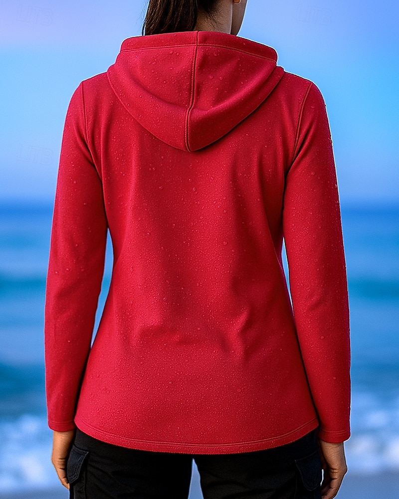 Новогодняя тематика Жен. Ветровка Куртка для активного отдыха Куртка для туризма и прогулок На открытом воздухе Водонепроницаемость С защитой от ветра Быстровысыхающий Легкость 2025 - $39.99 –P2