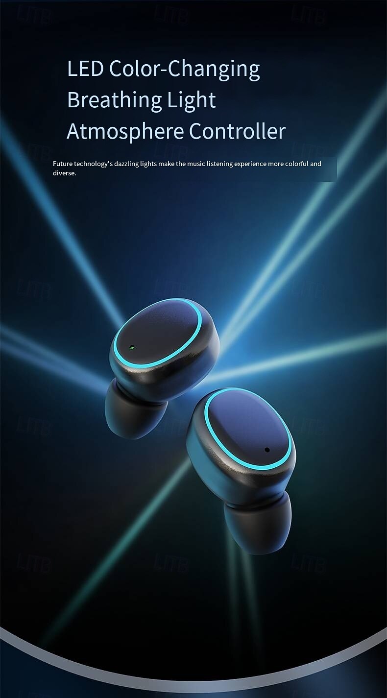 X1 True Wireless Headphones TWS Earbuds In Ear Bluetooth 5.3 Sports for Apple Samsung Huawei Xiaomi MI Gym Workout Outdoor Trekking Office Business Valentine's Day Gift 2026 - $19.99 –P3