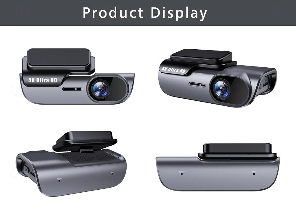 2160P Enregistrement automatique au démarrage DVR de voiture 170 Degrés Grand angle CMOS 4 pouce / Pas d'écran (sortie par APP) Dash Cam avec Vision Nocturne / Enregistrement en boucle / USB-Disk Non de 2025 ? $53.99 –P10