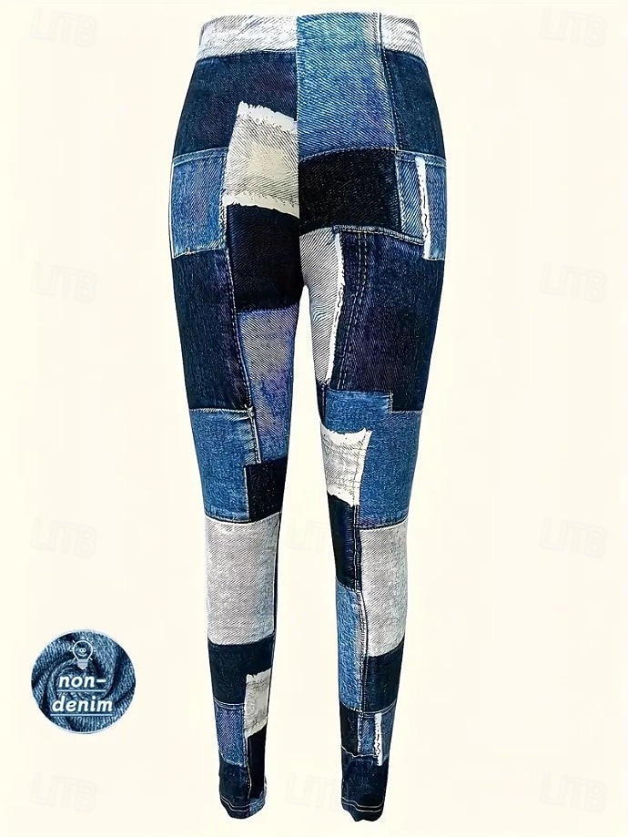 Γυναικεία Πλατύ παντελόνι ανάπαυσης Κολάν Άνετα κολάν Διακοπές Βίντατζ Κομψό στυλ street Πλήρες μήκος Φυσικό Γραφική Κουρελού Κορδόνι Κουρελού Ελαστική μέση Άνετα Για Υπαίθρια Χρήση Άνετο 2026 - $21.99 –P2