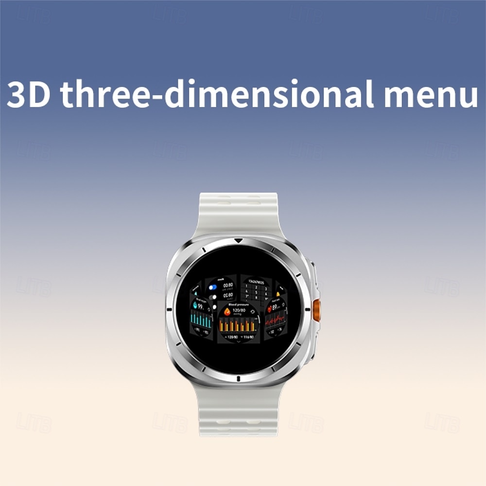 HD8ultra Reloj inteligente 1.46 pulgada Smartwatch Reloj elegante Bluetooth Monitoreo de temperatura Podómetro Recordatorio de Llamadas Compatible con Android iOS Mujer Hombre Larga espera Llamadas 2025 - $52.99 –P8