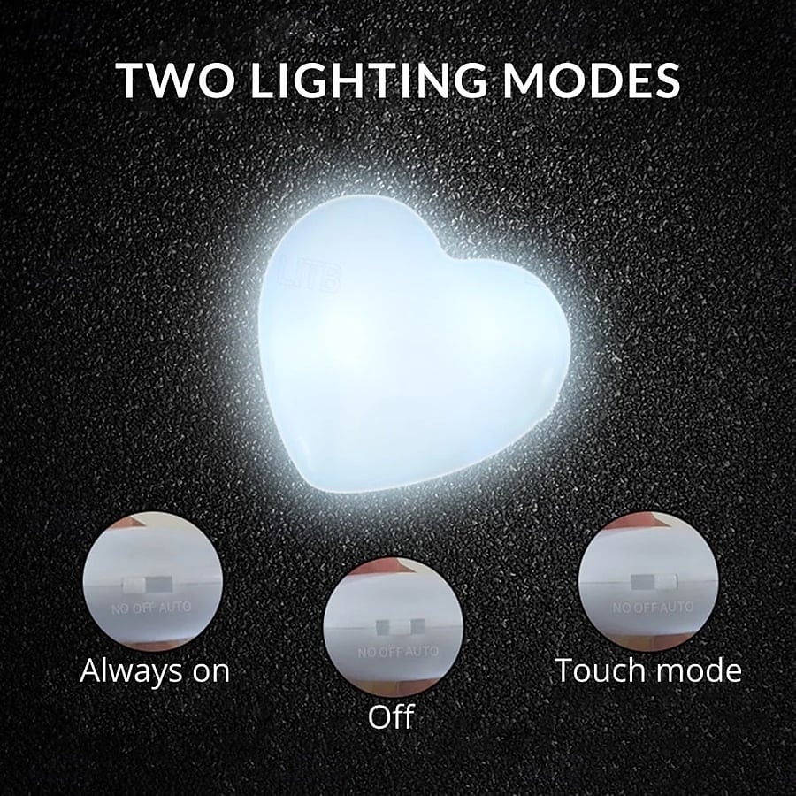 фонарик для сумочки с сенсорным управлением, фонарь для сумочки в форме сердца, фонарь для сумочки с кусочками, фонарь для сумочки с автоматическим датчиком, фонарь для сумочки в форме сердца 2026 - $17.02 –P5