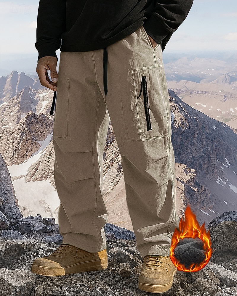 Per uomo Pantaloni Cargo Pantaloni da escursionismo Cappotto invernale pantaloni della tuta Inverno Autunno Esterno Vestibilità regolare Impermeabile Antivento Caldo Pantaloni Tasca Nero Verde del 2026 a $55.99 –P4