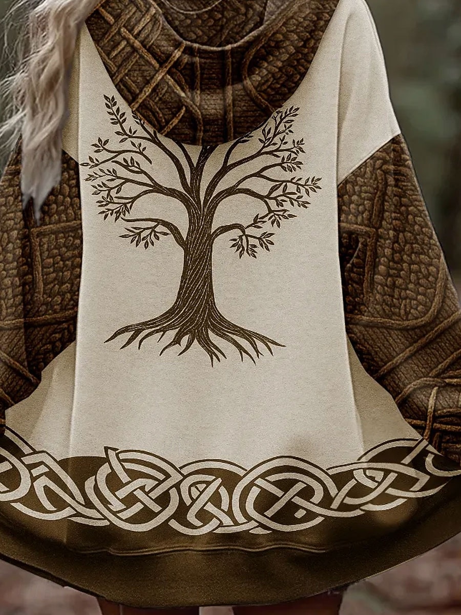 Pentru femei Hanorace cu fermoar Grafic Geometric Tribal Punk Activ Epocă Manșon Lung Capișon Topuri obișnuite Casual Casă Zilnice Albastru piscină Mov Maro Trifoi Toamnă Iarnă 2026 - $42.99 –P6