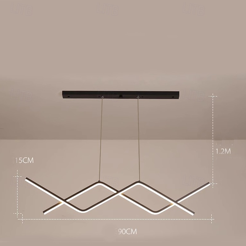 lustres, luzes led, luminárias suspensas para teto/ilha de cozinha, modernos para sala de estar, quarto, escritório, altura ajustável de 2026 por $229.99 –P1