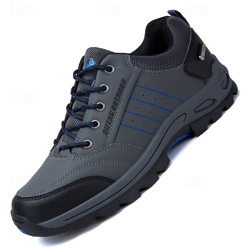 Men's Waterproof Non Slip Hiking Shoes, Durable Outdoor Trekking Sneakers with Shock Absorption Sole for Climbing, Camping and Trail Running 2026 - $54.99 –P4