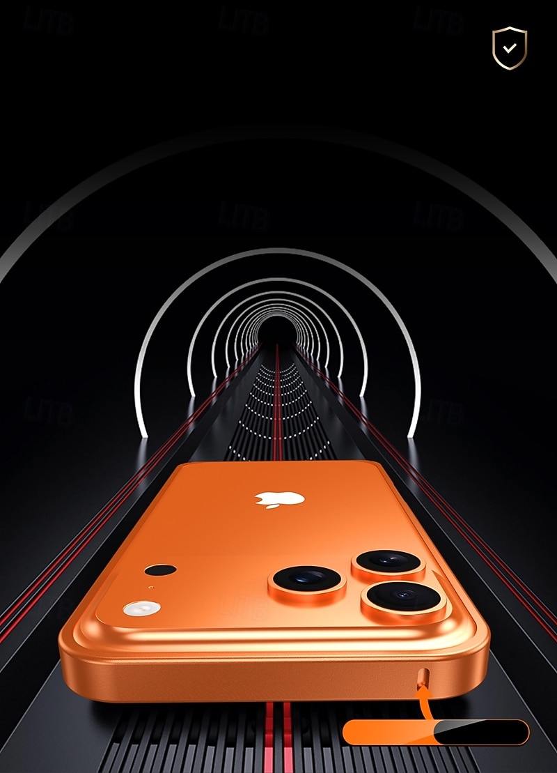 телефон Кейс для Назначение iPhone 17 Pro Max 17 Air 17 Противоударная рамка Защита от удара Ретро Металл 2025 - $12.99 –P6