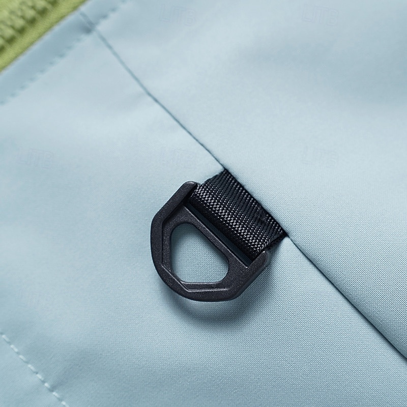 Per uomo Giacca da Esterno Impermeabile Giacca da Escursionismo Vacanza Quotidiano Impermeabile Antivento Tasca Autunno Inverno Semplice Moda Classico Con Cappuccio Regolare Nero Verde chiaro Azzurro del 2025 a CAD $40.48 –P8