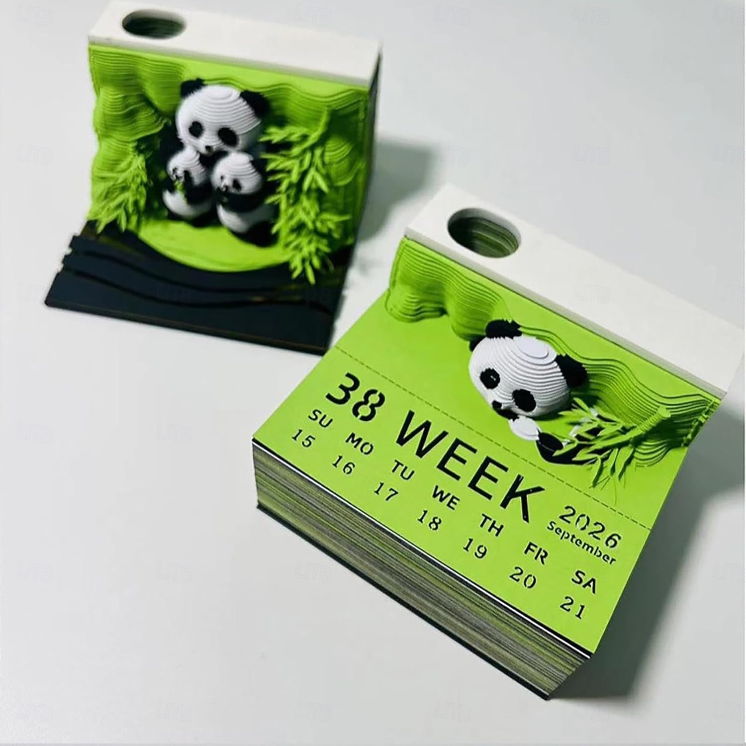 3D-календарь 2026, креативный настольный календарь-блокнот, 3D-календарь-блокнот 2026, настольный календарь, художественная скульптура-календарь, самодельная бумажная резьба, настольное украшение в 2026 - $39.99 –P6