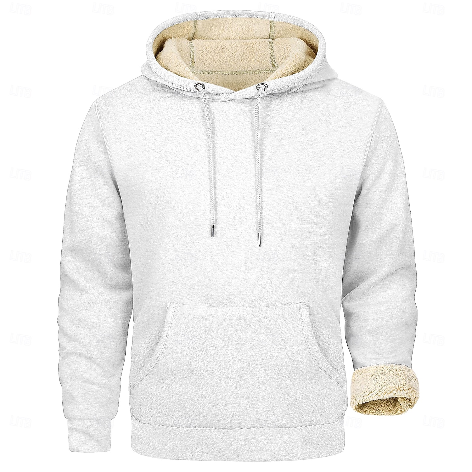 Hombre Sudadera Sudadera Con Capucha Sudadera con capucha de lana