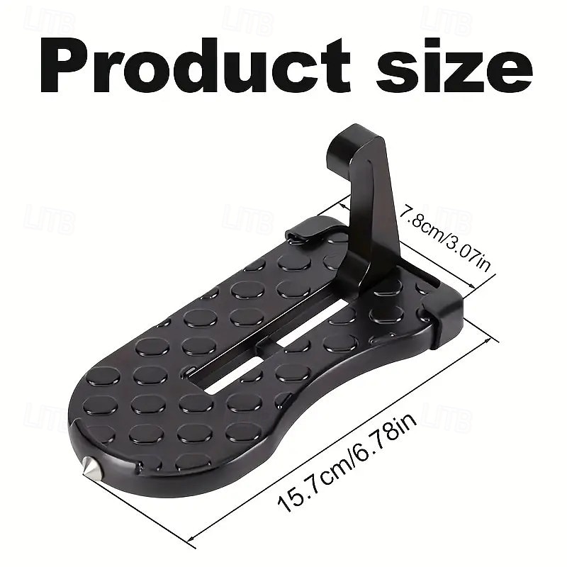 2026年 ルーフアクセス用の折りたたみ式アルミ製ドアステップ - ポータブルな車両ペダルラダーは、ほとんどの車、SUVに適合します。 &トラック、暗い色  コレクション – $16.99 –P5