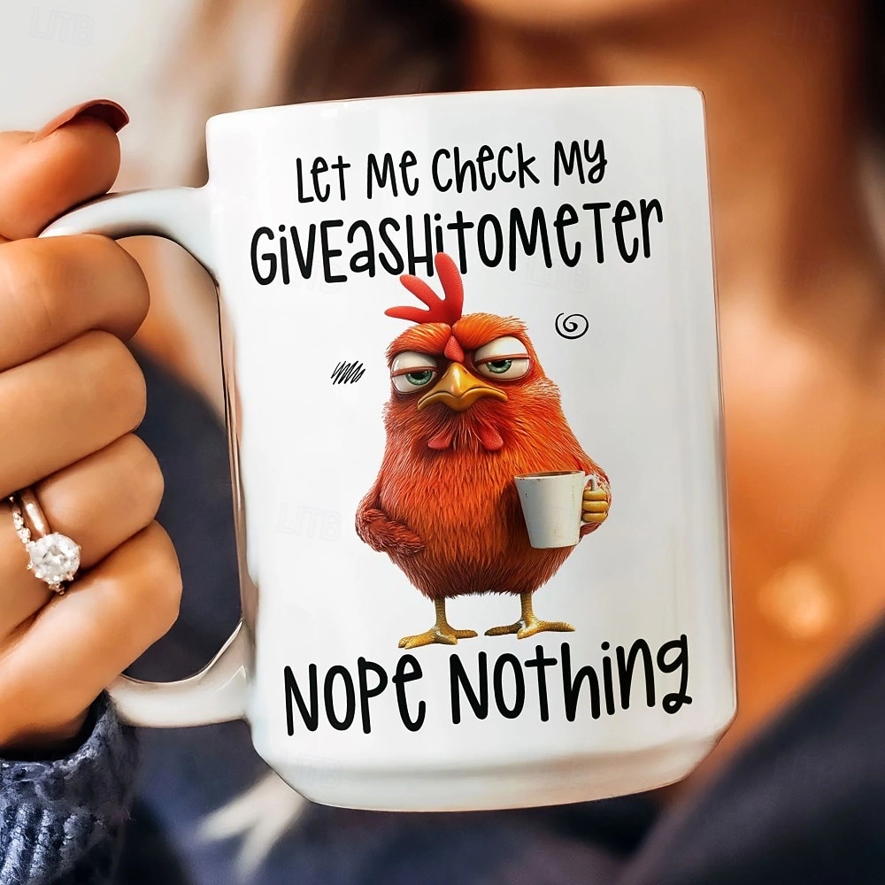 Funny Gift Mug Let Me Check My Giveashitometer Nope Nothing Fun Christmas Gifts For Coworkers Friends Family 2025 - $15.99 –P6