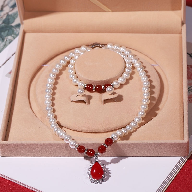 3pçs Colar Colar com Pérolas For Mulheres Rua Presente Diário Liga Clássico de 2025 por $25.99 –P2