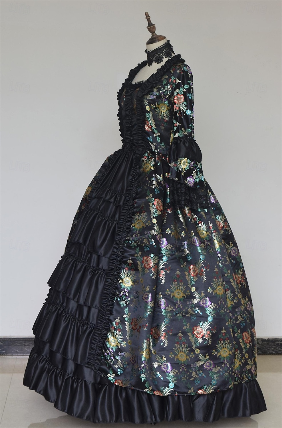 Γοτθική Λολίτα Ροκοκό Βικτοριανό Φανταστική φορεσιά Τουαλέτα Φόρεμα χορού Μεγάλα Μεγέθη Βασίλισσα Πριγκίπισσα Φλοράλ Φανταχτερή Φόρεμα Γυναικεία βασιλικός Απόκριες Επίδοση Μασκάρεμα Ρεν Φερ Ενηλίκων 2026 - $131.99 –P12