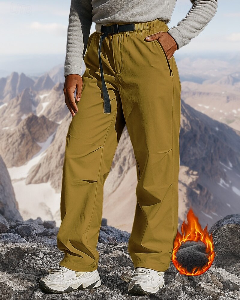 Муж. Брюки карго Штаны для туризма и прогулок Зимнее пальто походные брюки Зима Осень На открытом воздухе Стандартный Сохраняет тепло Флисовая подкладка Водонепроницаемость С защитой от ветра Брюки 2026 - $62.99 –P4