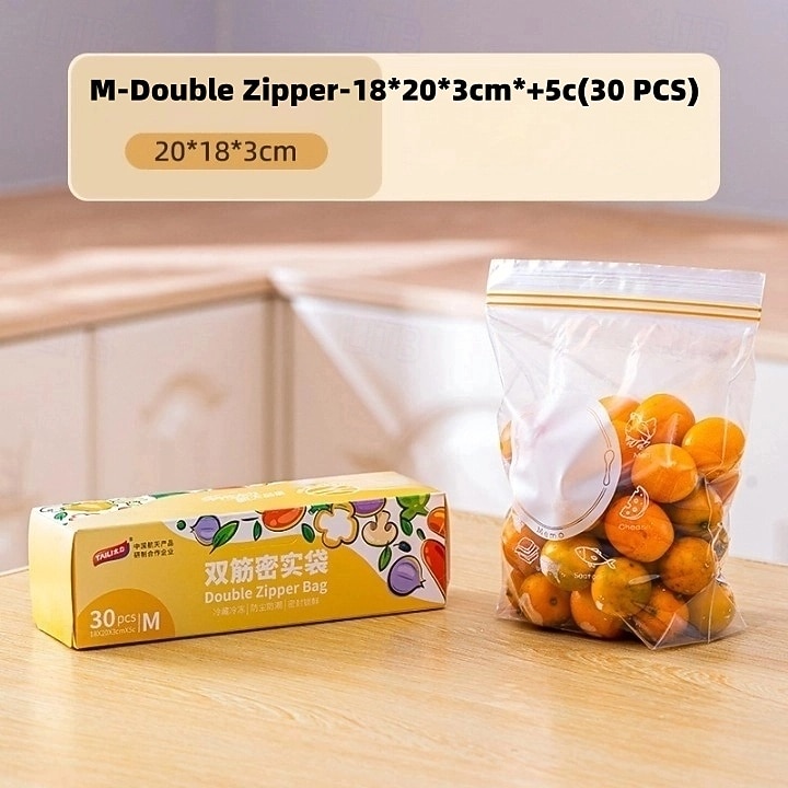 Taili uudelleenkäytettävät ruokasäilytyspussit, gallonan pakastuspussit, astianpesukoneen kestävät&amp;Tiiviit uudelleenkäytettävät gallonapussit, BPA-muovittomat uudelleenkäytettävät 2025 - $11.49 –P4