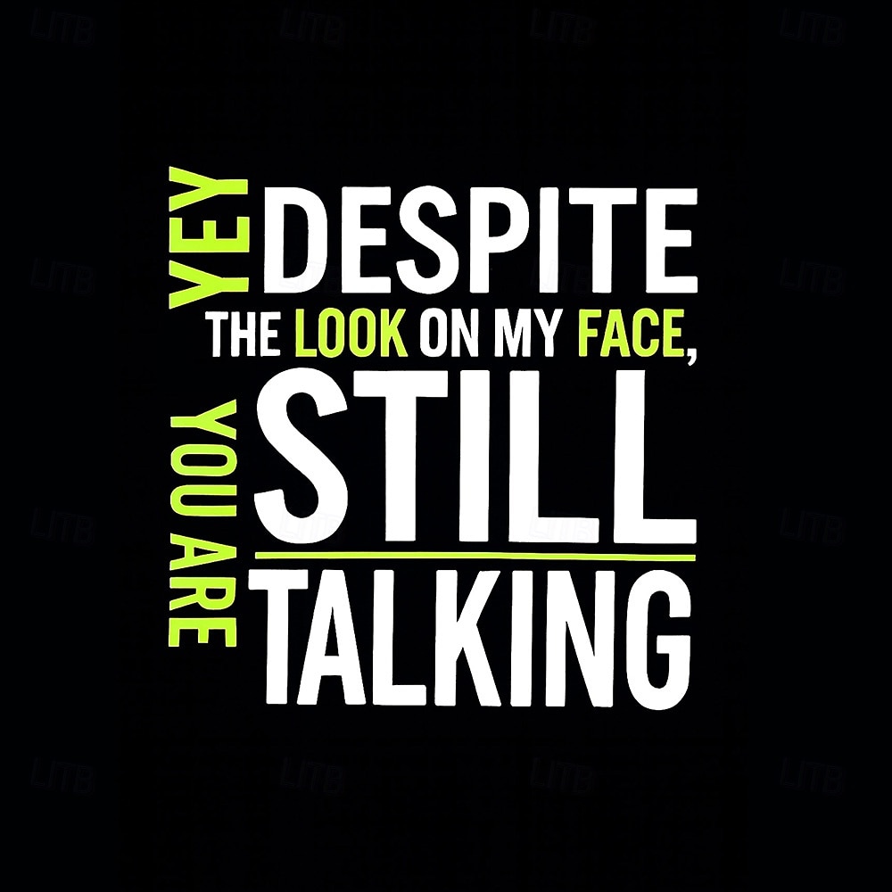 Męskie Zabawny slang Podkoszulek Krótki rękaw Podkoszulek Druk 3D Półgolf Koszula Moda Codzienny Ulica Codzienny Czarny Biały Niebieski Lato Wiosna Odzież S M L XL XXL XXXL 2025 - $17.99 –P2