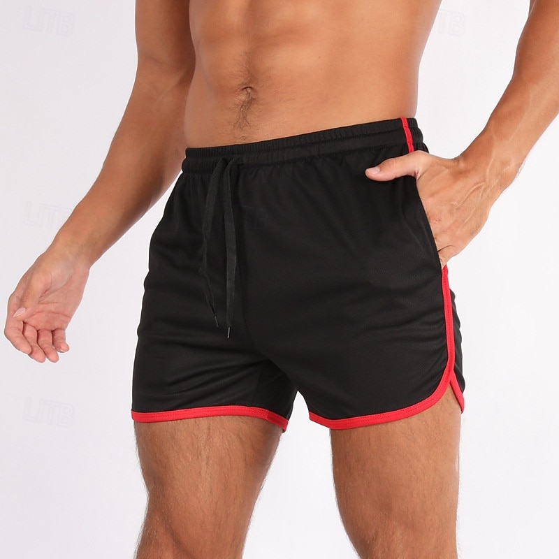 Муж. Спортивные шорты Пляжные шорты Сетка Завышенная Нижняя часть Одежда для спорта и отдыха Для спортивного зала Тренировка Быстровысыхающий Мягкий Впитывает пот и влагу 2025 - $12.99 –P8