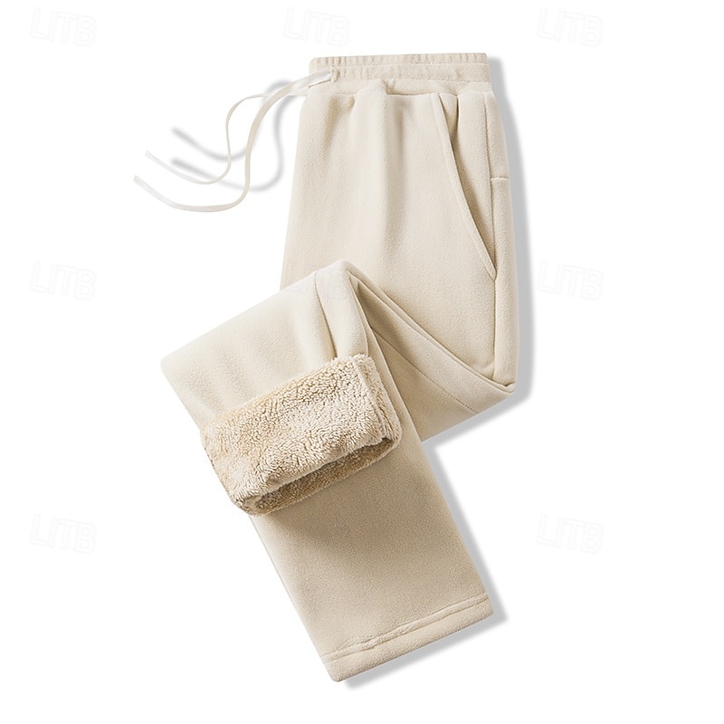 Per uomo Pantaloni da tuta Pantaloni in Pile Pantaloni Pantaloni invernali Coulisse Tasca Elastico in vita Semplice Comodità Caldo Sport all'Aperto Quotidiano Moda Casual Nero Rosa Micro-elastico del 2026 a $26.99 –P20