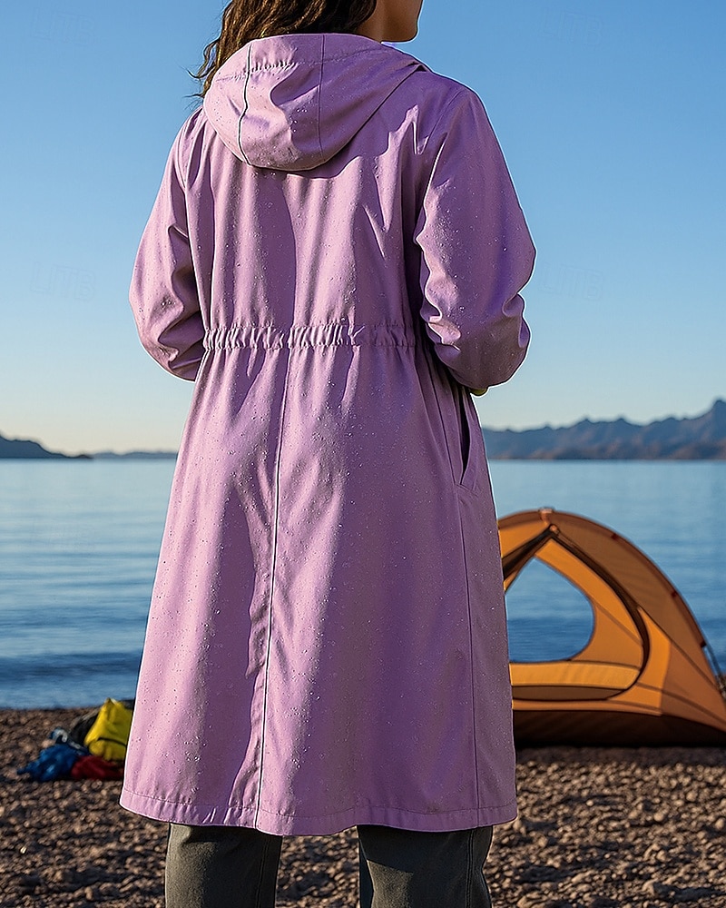Mulheres Capa de Chuva Ao ar livre Prova-de-Água A Prova de Vento Roupas de caminhada Roupas de caminhada Inverno Outono Blusas Campismo / Escursão / Espeleologismo Corrida Côr Sólida Rosa claro Azul de 2026 por $34.99 –P2