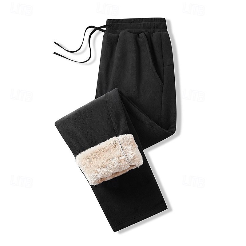 Per uomo Pantaloni da tuta Pantaloni in Pile Pantaloni Pantaloni invernali Coulisse Tasca Elastico in vita Semplice Comodità Caldo Sport all'Aperto Quotidiano Moda Casual Nero Rosa Micro-elastico del 2026 a $26.99 –P4