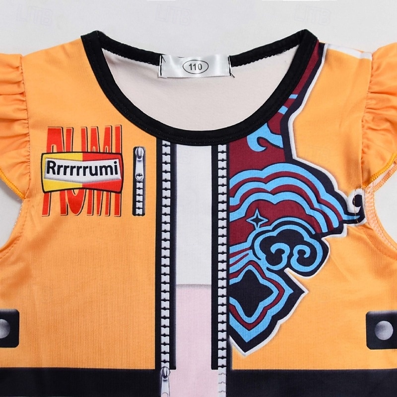 Korean Idol Inspired Pop Star Costume Fancy Dress Virtual Idol Movie Cosplay for Girls' Kids Halloween Carnival Performance Comic Con Anime Expo 2026 - $20.99 –P11