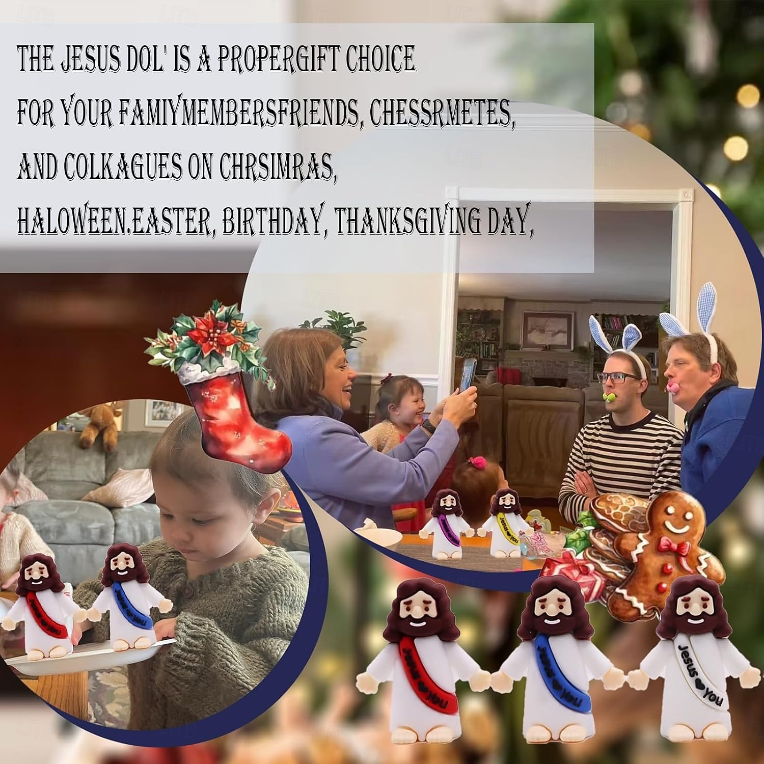 50/100pcs Little Jesus Figures, Mini Jesus Figurines in Bulk, Christmas Stocking Stuffers Gift Multicolor Tiny Jesus Figures, Miniature Figurines to Hide 2025 - $19.99 –P6