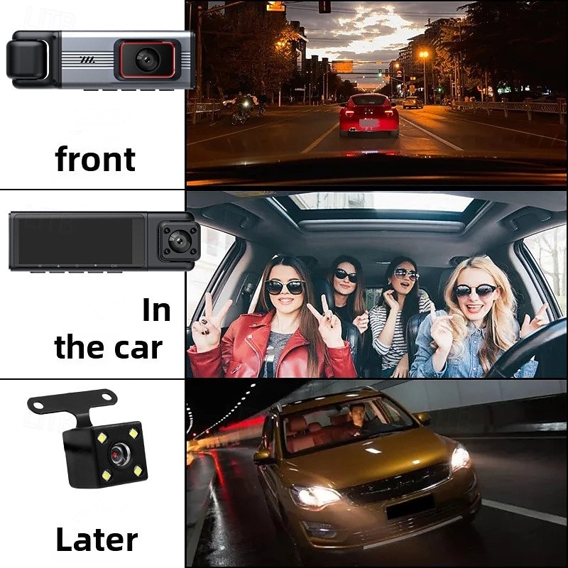 1080p Full HD Car DVR  3 inch IPS Dash Cam with WIFI / Night Vision / Loop recording 4 infrared LEDs Car Recorder 2025 - $45.99 –P2