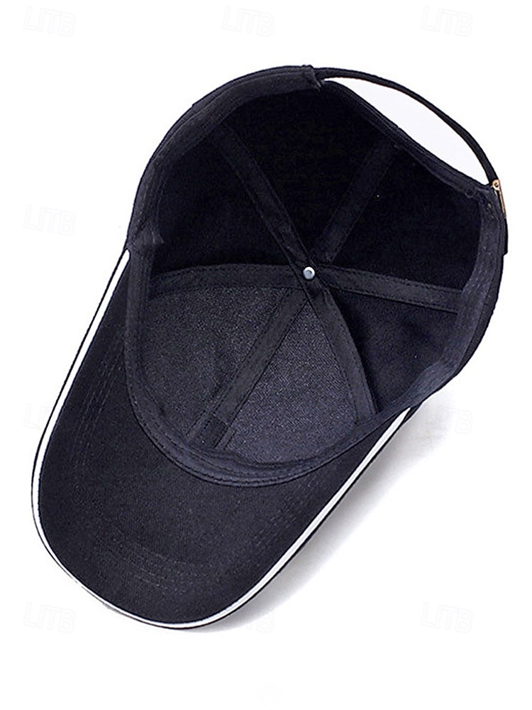 Boné de beisebol masculino de algodão em várias cores, chapéu casual ajustável com design de remendo, presente de Natal para atividades ao ar livre, esportes e festas de 2026 por $11.99 –P7