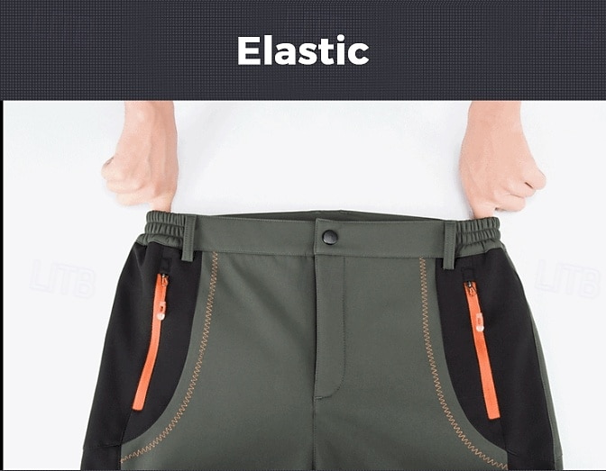 Dames Wandelbroek Waterdichte broek Softshell broek Lapwerk Zomer Buiten Normale pasvorm waterdicht Winddicht Kleding Onderlichaam Zak Zwart Leger Groen Spandex Kamperen&Wandelen Hardlopen S M L XL 2025 - $38.99 –P3