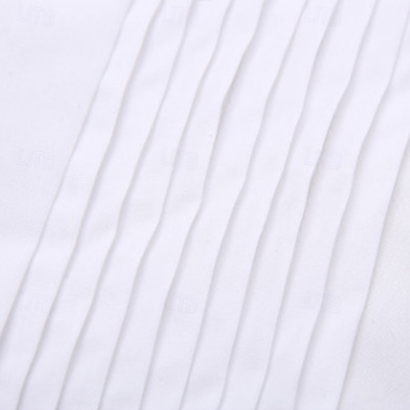 Herren Hemd Kleidhemd Bügelfreies Hemd Knopfhemd Einfach Formell Hochzeit Schwarz Weiß Rote Langarm Umlegekragen Sommer Frühling Bekleidung Schlank 2025 - $27.99 –P5