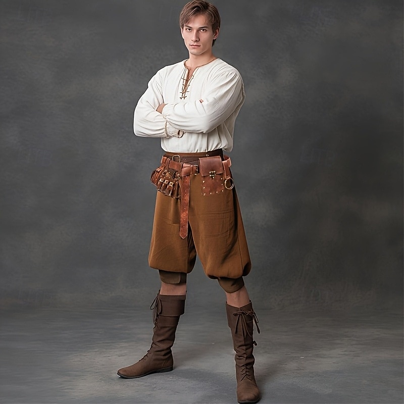 Medieval Renaissance Waist Belt Warrior Viking Fancy Dress Unisex Viking Fantasy Halloween Carnival Performance LARP Ren Faire Adults Waist Belt 2026 - $48.99 –P7