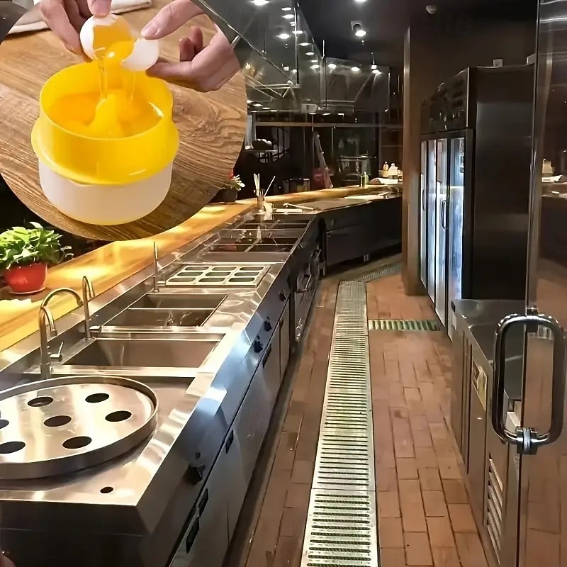 Eggeplommeseparator med stor kapasitet, slitesterk eggehvite- og plommesil av plast for kjøkken og restaurant, enkel å rengjøre 2026 - $9.99 –P11