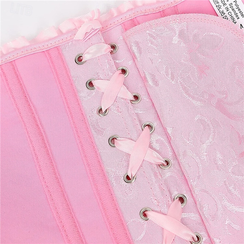 Femmes Corset Shapewear Serre-taille Gaine Sculptante Corset sexy Sexy Doux Fleuri Dos nu Vacances Soirée Rue Sans manches Corset Rose Claire Marron Bleu de minuit Printemps Automne Coupe sur mesure de 2026 ? $32.99 –P5