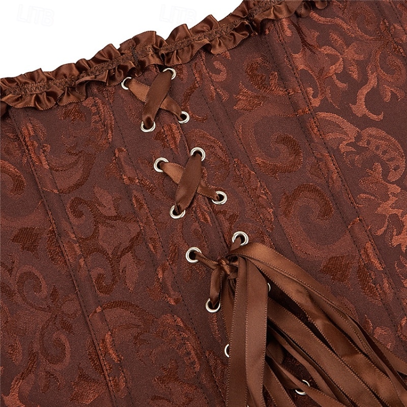 Femmes Corset Shapewear Serre-taille Gaine Sculptante Corset sexy Sexy Doux Fleuri Dos nu Vacances Soirée Rue Sans manches Corset Rose Claire Marron Bleu de minuit Printemps Automne Coupe sur mesure de 2026 ? $32.99 –P16